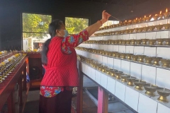 Khandro Sonam Chotso 1000 Lighting candles