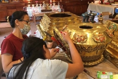 adding real gems to the relic Stupa