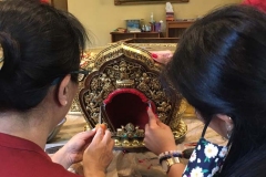 adding real gems to the relic Stupa
