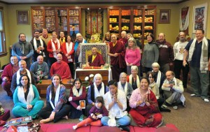 Bardor Tulku Rinpoche and some students at KPL